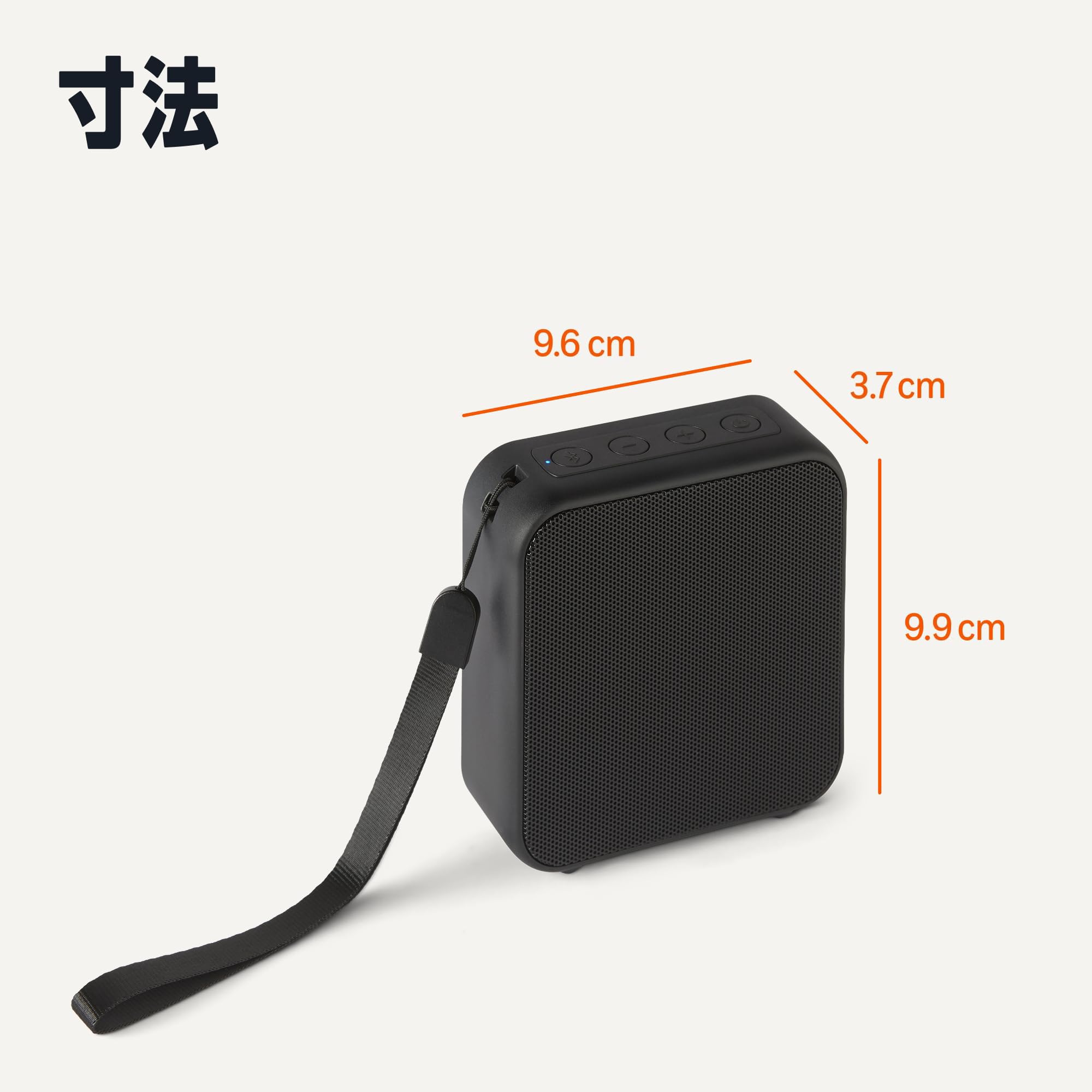 Amazon.co.jp: Amazonベーシック Bluetooth スピーカー ワイヤレス 6